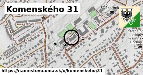 Komenského 31, Námestovo