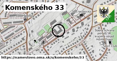 Komenského 33, Námestovo