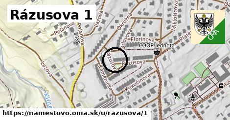 Rázusova 1, Námestovo