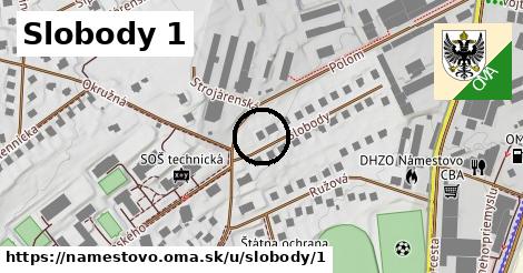 Slobody 1, Námestovo