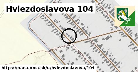 Hviezdoslavova 104, Nána