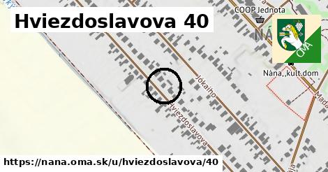 Hviezdoslavova 40, Nána