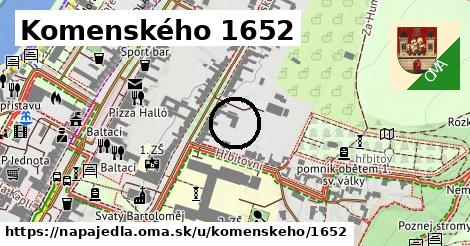 Komenského 1652, Napajedla