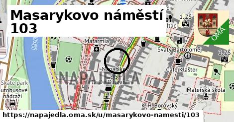 Masarykovo náměstí 103, Napajedla