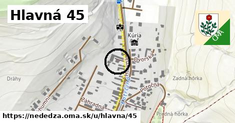 Hlavná 45, Nededza