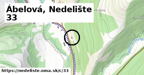 Ábelová, Nedelište <span class="supisne">33</span>