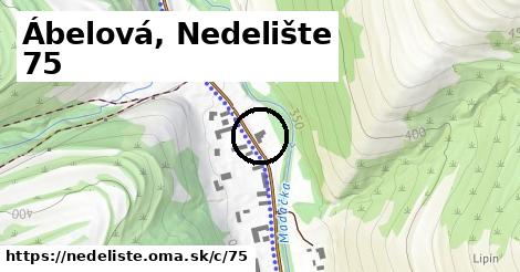 Ábelová, Nedelište <span class="supisne">75</span>