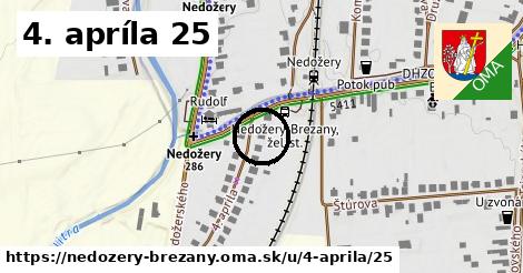 4. apríla 25, Nedožery - Brezany