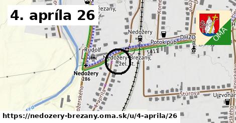 4. apríla 26, Nedožery - Brezany