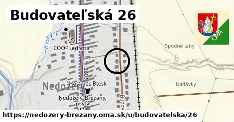 Budovateľská 26, Nedožery - Brezany