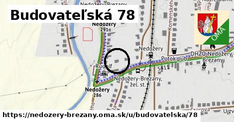 Budovateľská 78, Nedožery - Brezany