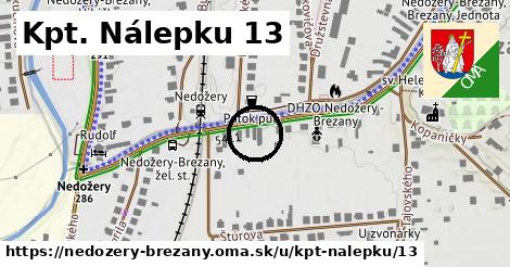 Kpt. Nálepku 13, Nedožery - Brezany