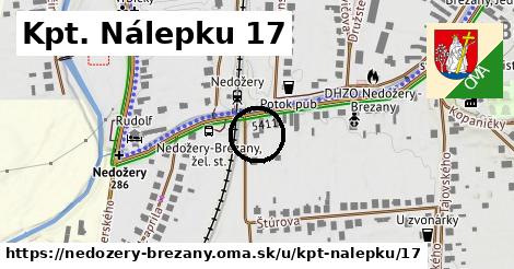 Kpt. Nálepku 17, Nedožery - Brezany