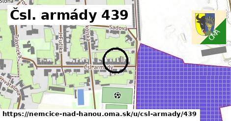 Čsl. armády 439, Němčice nad Hanou