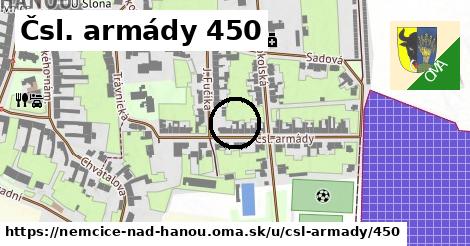 Čsl. armády 450, Němčice nad Hanou