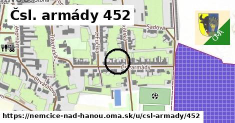 Čsl. armády 452, Němčice nad Hanou