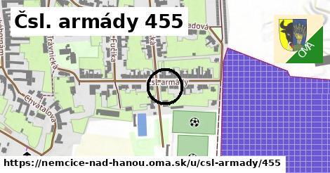 Čsl. armády 455, Němčice nad Hanou