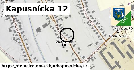 Kapusnícka 12, Nemčice