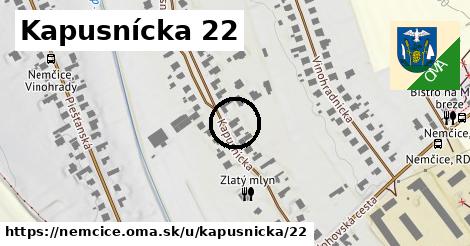 Kapusnícka 22, Nemčice