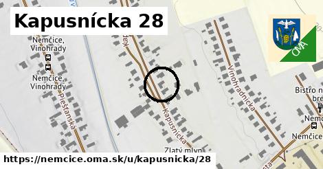 Kapusnícka 28, Nemčice