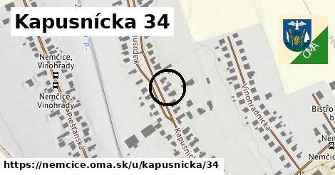 Kapusnícka 34, Nemčice