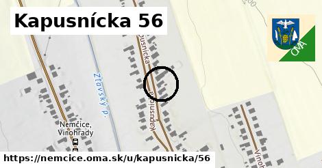 Kapusnícka 56, Nemčice