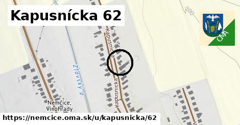 Kapusnícka 62, Nemčice