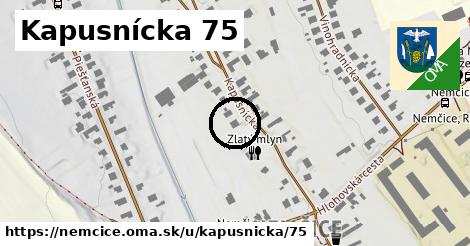 Kapusnícka 75, Nemčice