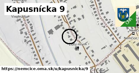 Kapusnícka 9, Nemčice