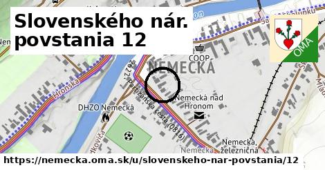 Slovenského nár. povstania 12, Nemecká