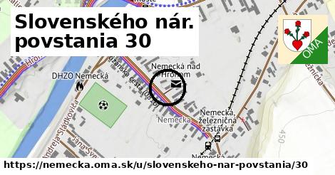 Slovenského nár. povstania 30, Nemecká