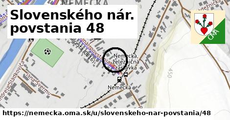 Slovenského nár. povstania 48, Nemecká