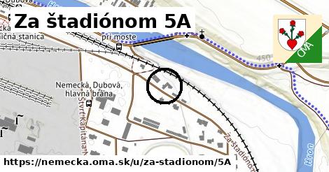 Za štadiónom 5A, Nemecká