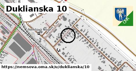 Duklianska 10, Nemšová