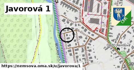 Javorová 1, Nemšová