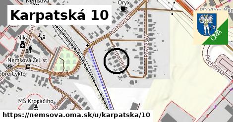 Karpatská 10, Nemšová