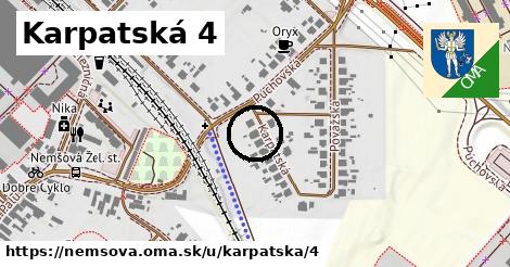 Karpatská 4, Nemšová