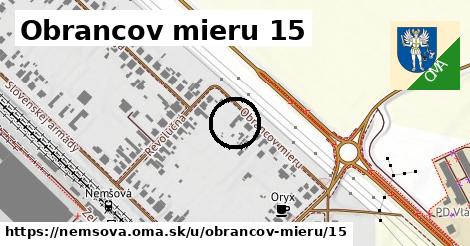 Obrancov mieru 15, Nemšová