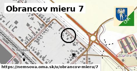 Obrancov mieru 7, Nemšová