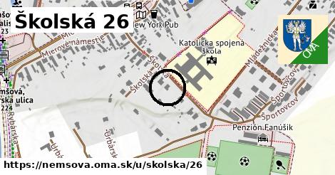 Školská 26, Nemšová