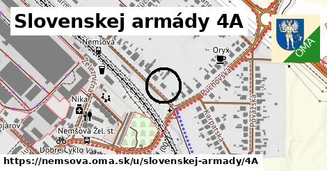 Slovenskej armády 4A, Nemšová