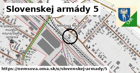 Slovenskej armády 5, Nemšová