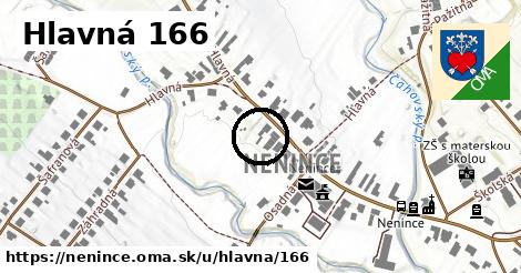 Hlavná 166, Nenince