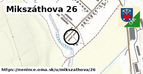 Mikszáthova 26, Nenince