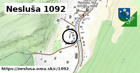 Nesluša <span class="supisne">1092</span>