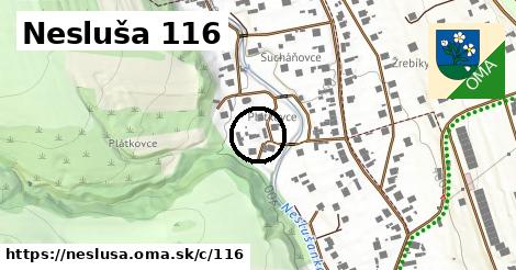 Nesluša <span class="supisne">116</span>