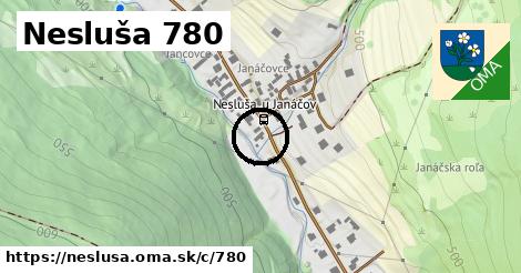 Nesluša <span class="supisne">780</span>