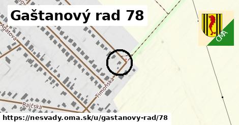 Gaštanový rad 78, Nesvady