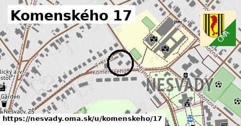 Komenského 17, Nesvady