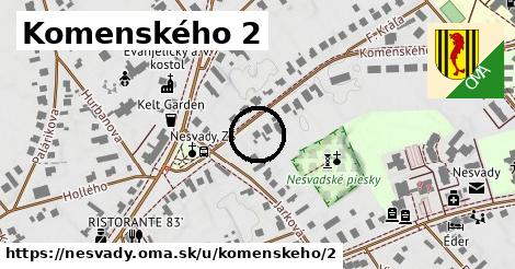 Komenského 2, Nesvady